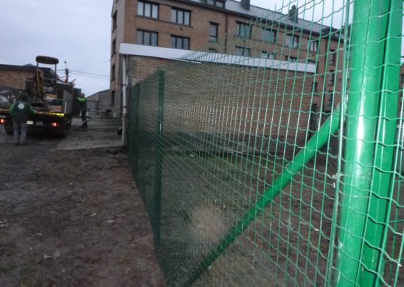 Délimitation d'une zone de potager collectif