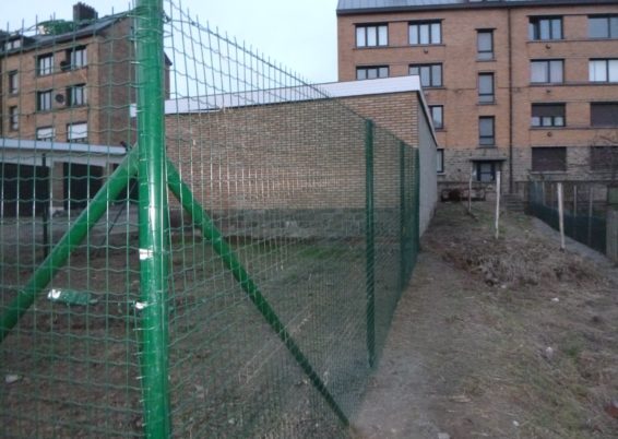 Délimitation d'une zone de potager collectif