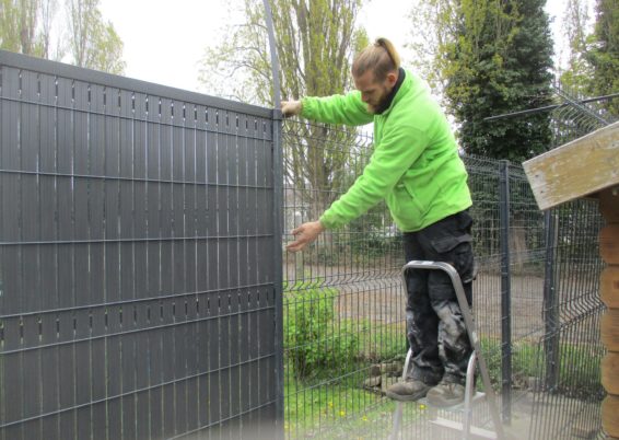 Installation d'une clôture à Grivegnée