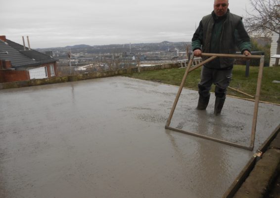 Réalisation d'une terrasse en pavés 60/60