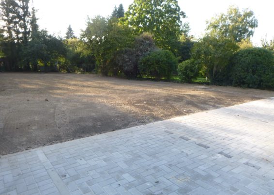 Création d'une pelouse
