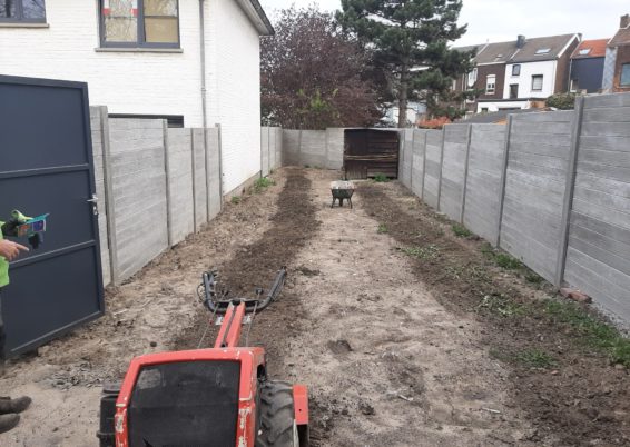 Réaménagement d'un petit jardin de ville à Liège