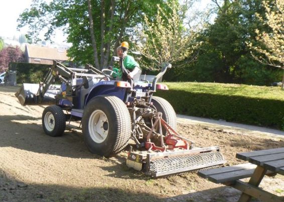 Création d'une pelouse de printemps à