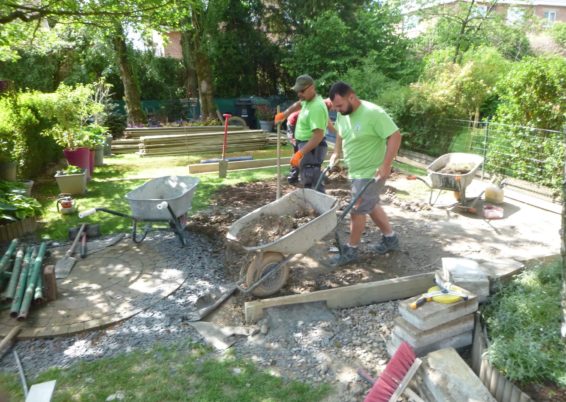 Remplacement d'un chalet de jardin