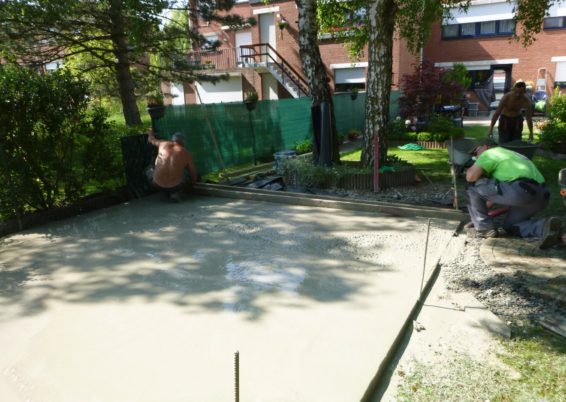 Remplacement d'un chalet de jardin