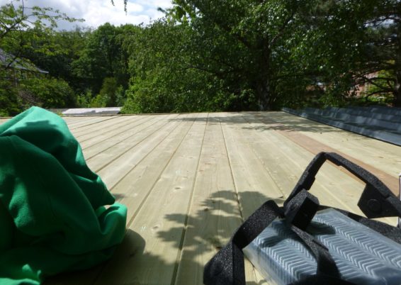 Remplacement d'un chalet de jardin