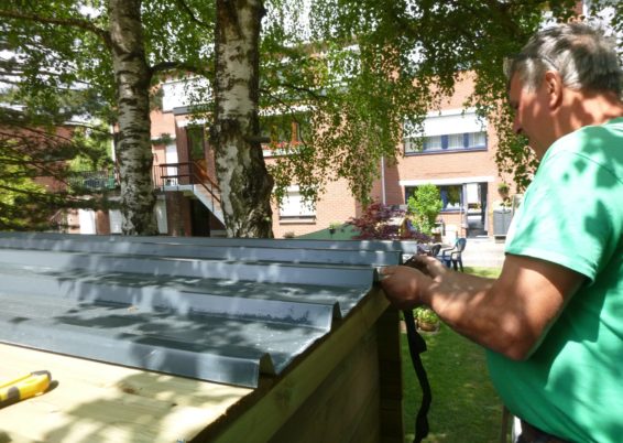 Remplacement d'un chalet de jardin