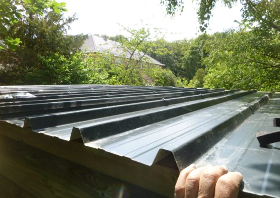 Remplacement d'un chalet de jardin