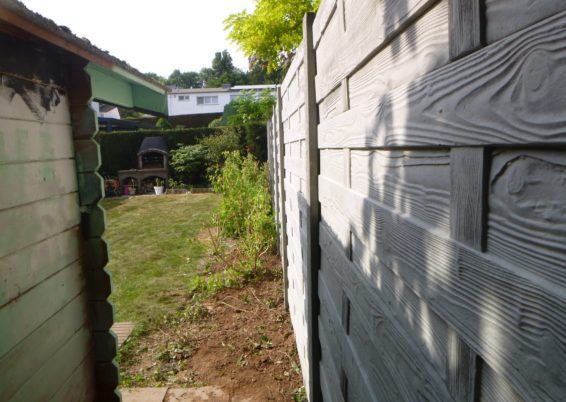 Remplacement d'une palissade de bois