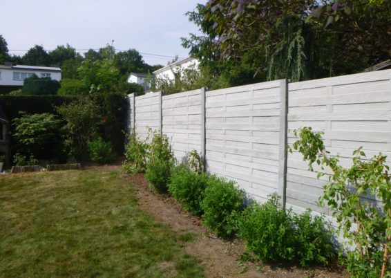 Remplacement d'une palissade de bois