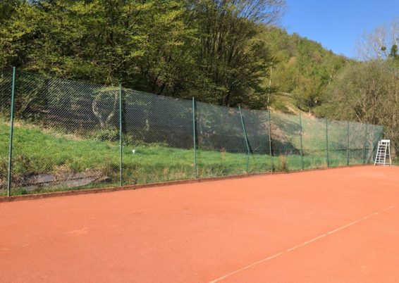 Remplacement de la clôture du tennis club de Trooz