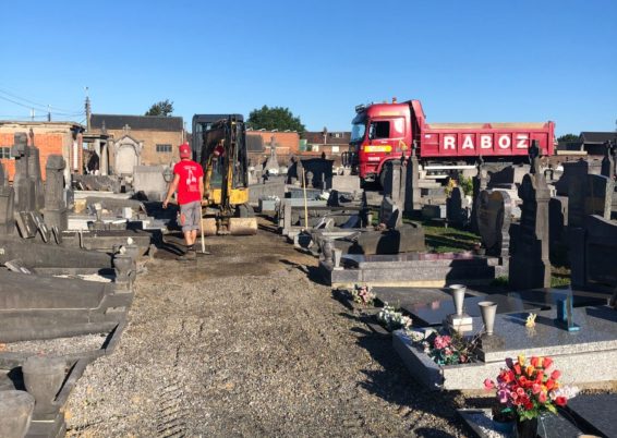Verdurisation du cimetière à Ans