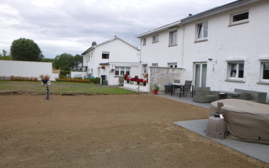 Réalisation d’une pelouse à Seraing