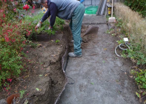 réaménagement d'un petit jardin de ville