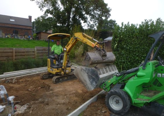 Réalisation d'une chape de béton