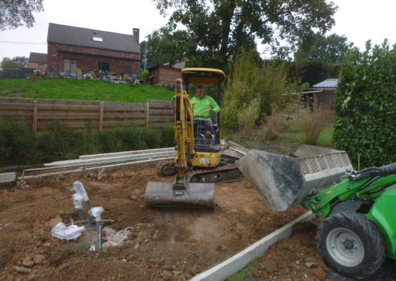 Réalisation d'une chape de béton