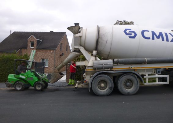 Réalisation d'une chape de béton