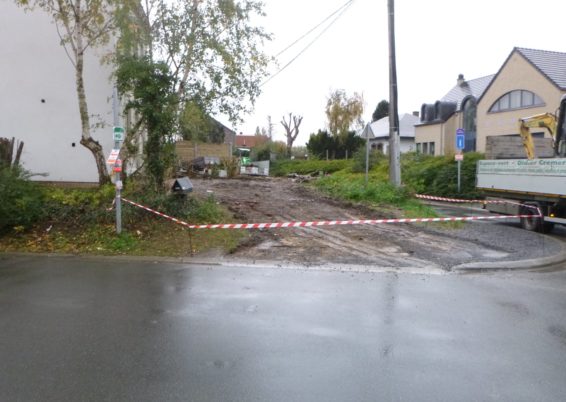 Pavage d'un accès d'une maison à LIERS