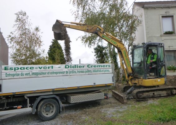 Pavage d'un accès d'une maison à LIERS