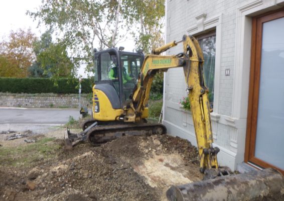 Pavage d'un accès d'une maison à LIERS