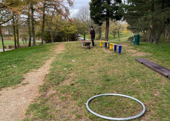 réalisation d'un parc canin