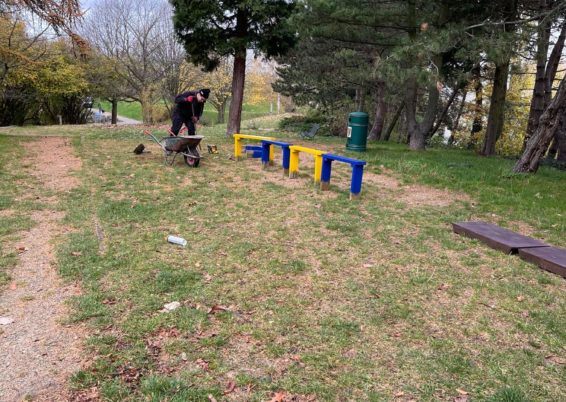 réalisation d'un parc canin