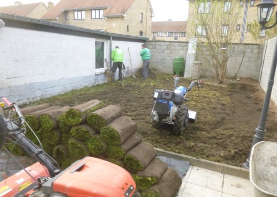 Rénovation complète d'un petit jardin.