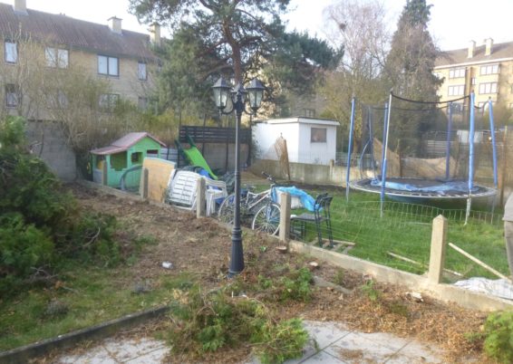 Rénovation complète d'un petit jardin.