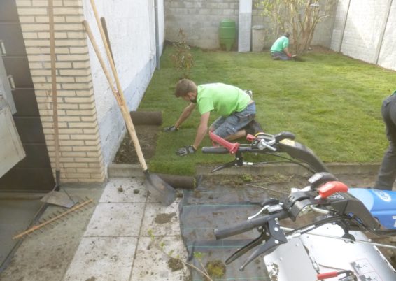 Rénovation complète d'un petit jardin.