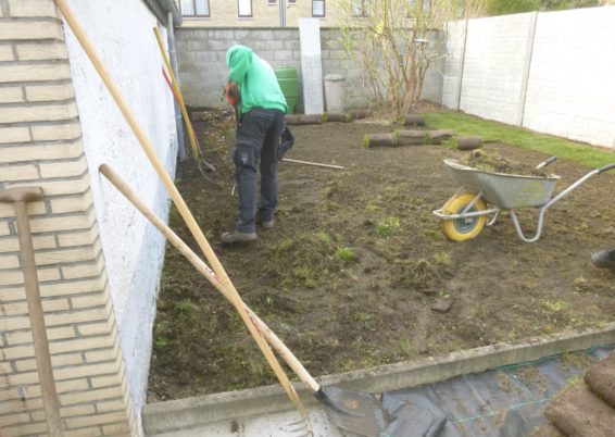 Rénovation complète d'un petit jardin.