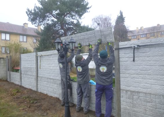 Rénovation complète d'un petit jardin.