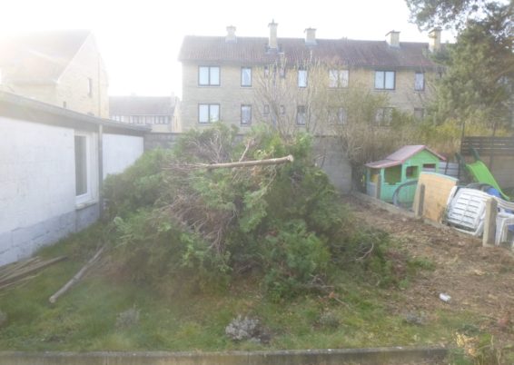 Rénovation complète d'un petit jardin.