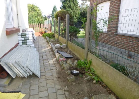 Remplacement des clôtures autour d'un jardin à Alleur. 

Sécurisation en placent une palissade de...