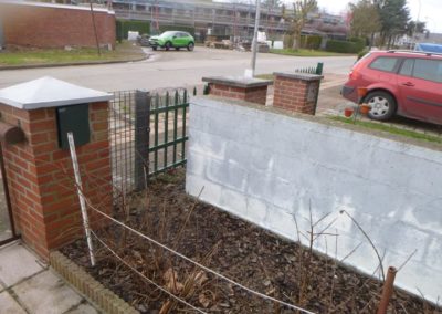 Remplacement d'une petite haie par une clôture décorative en gabion ZENTURO de BETAFENCE....