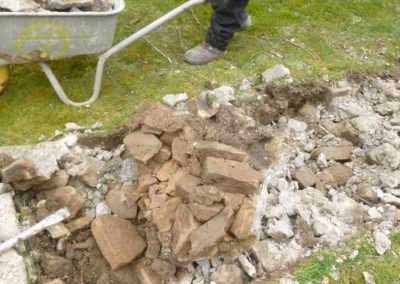 Petits travaux de tailles et de suppression d'un chemin dans un jardin à Boncelles. 

Albert notre ...