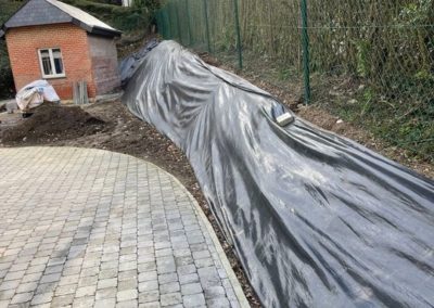 Plantation des abords d'une maison à Esneux....