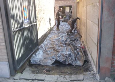 Réalisation d'une nouvelle terrasse à Visé. 

Démolition de la terrasse existante, réalisation ...