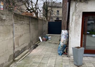 Réalisation d'une nouvelle terrasse à Visé. 

Démolition de la terrasse existante, réalisation ...