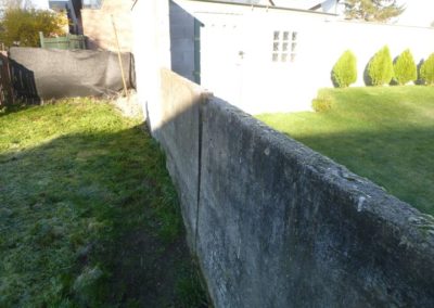 Démolition d'un mur de bloques de béton et remplacement par une clôture rigide de chez BETAFENCE ...