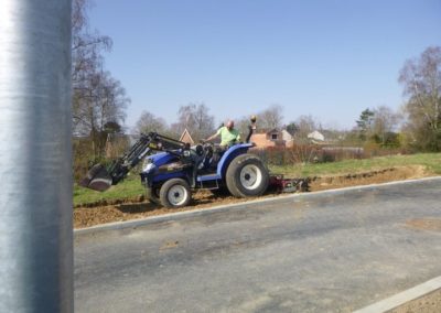 Création des pelouses autour de la nouvelle poste de Andenne .

Les semis sont très précoces, au ...