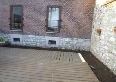 Modernisation de la terrasse du Bocalino à Chokier.

Remplacement des plantations par des plantes a...