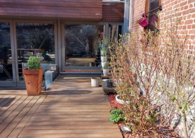 Modernisation de la terrasse du Bocalino à Chokier.

Remplacement des plantations par des plantes a...
