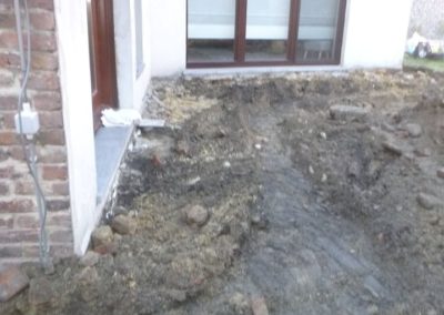 Réalisation d'une nouvelle terrasse à Visé. 

Démolition de la terrasse existante, réalisation ...
