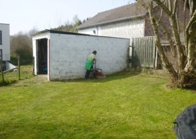 Petits aménagements divers dans un jardin à Beaufayx.

Réalisation d'une plantation de graminées...