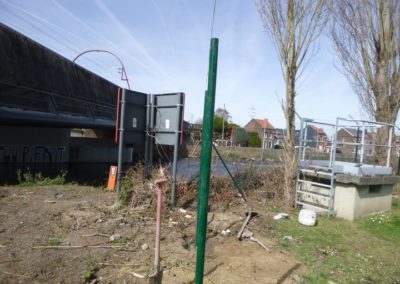 Les inondations de juillets 2021 n'ont laissés aucune chance aux clôtures.

Remise en état des cl...