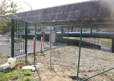 Les inondations de juillets 2021 n'ont laissés aucune chance aux clôtures.

Remise en état des cl...