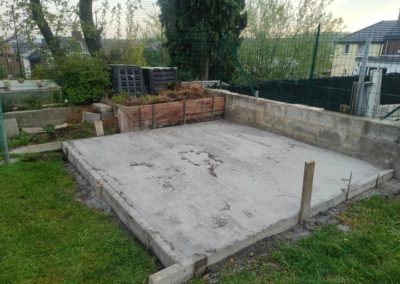 Implantation d'un chalet de jardin.

Réalisation de la dalle et de la fourniture + montage d'un cha...