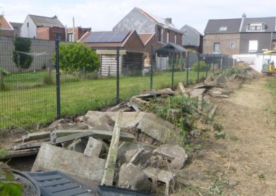 Aménagement complet d'un jardin à Oupeye.

- Pose d'une citerne d'eau de pluie. 
- Réalisation de...