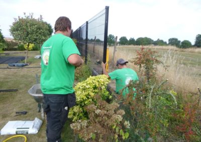 Sécurisation d'une propriété à Hannut.

Installation d'une clôture rigide BETAFENCE 3 D de tein...