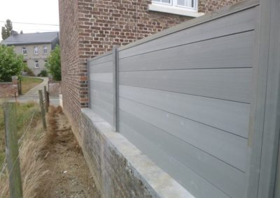 Sécurisation d'une propriété à Hannut.

Installation d'une clôture rigide BETAFENCE 3 D de tein...